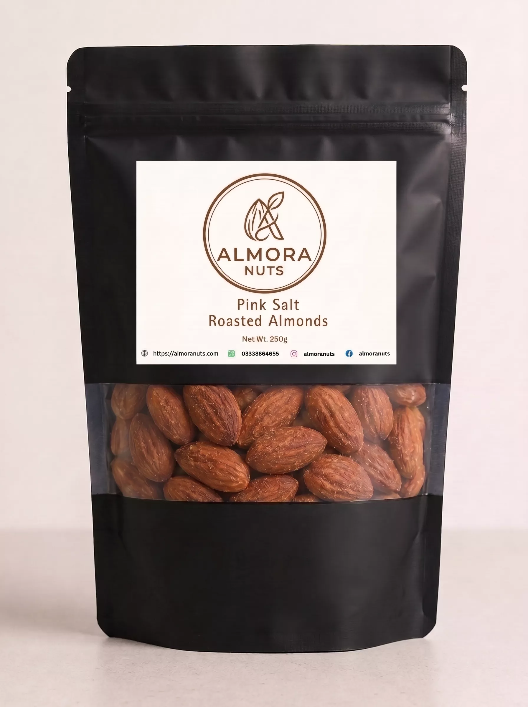 Almora Nuts Pink Salt Roasted Almonds
