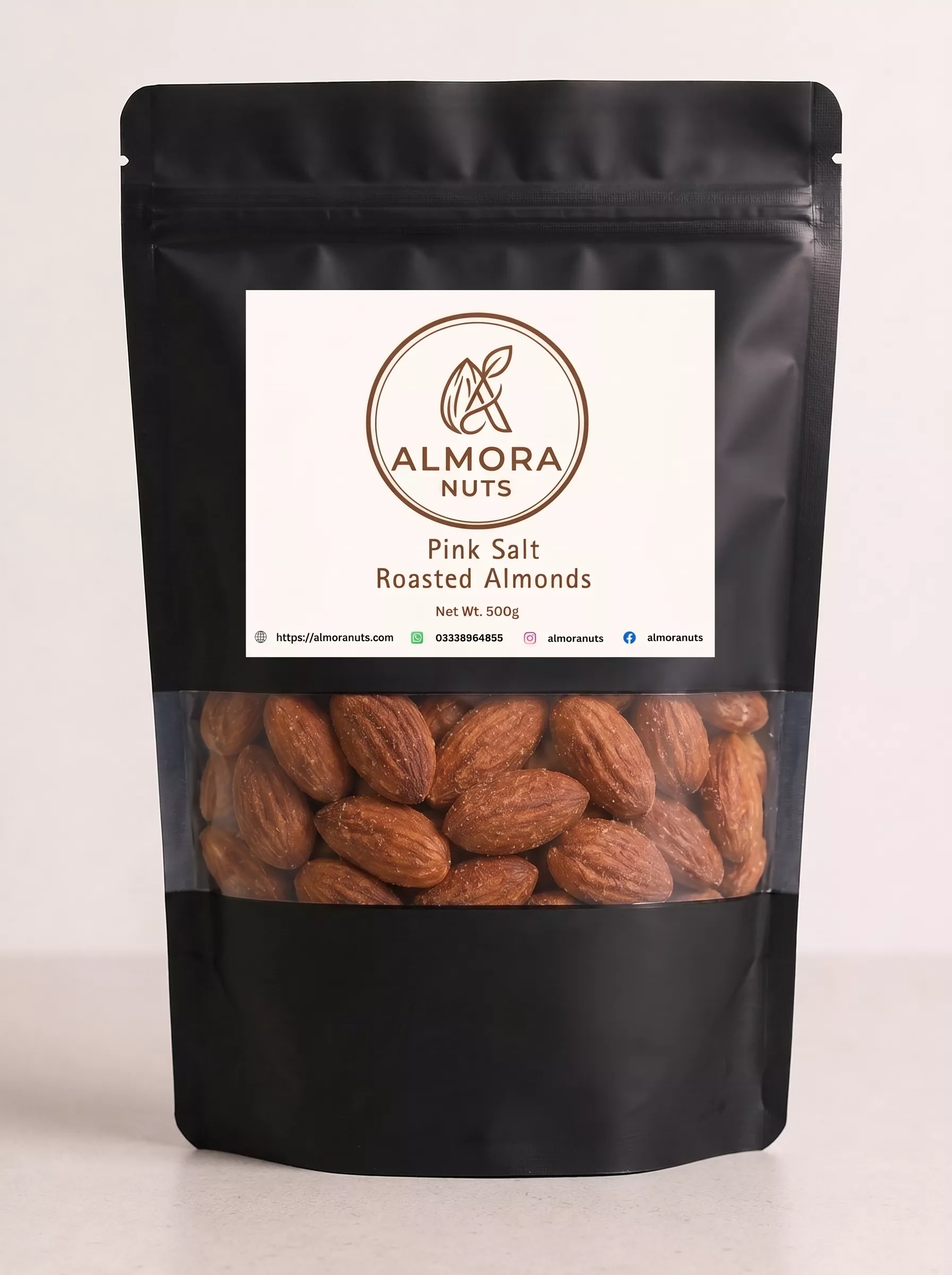 Almora Nuts Pink Salt Roasted Almonds